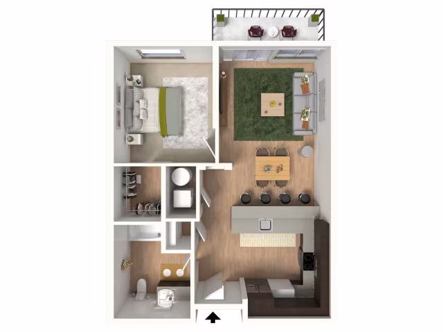 Unit 423 523 floor plan